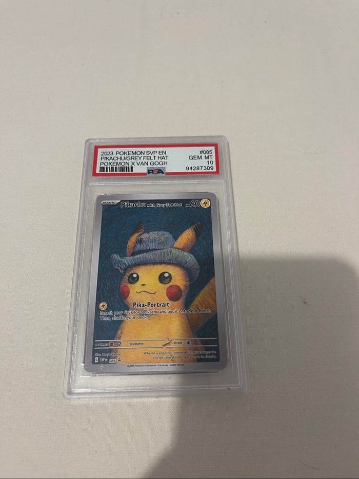 Pikachu van gogh psa 10