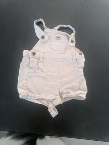 Salopette short 6 mois kiabi