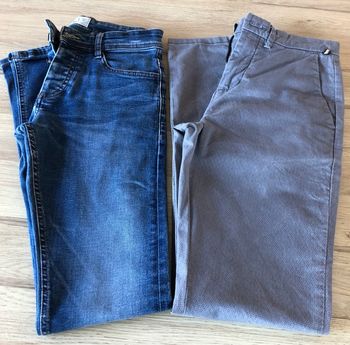 Lot 2 pantalons Slim fit T36 - Bonobo