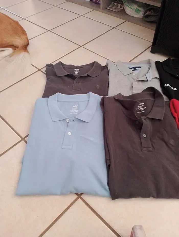 Lot de 6 polos - Taille XXL - photo numéro 2