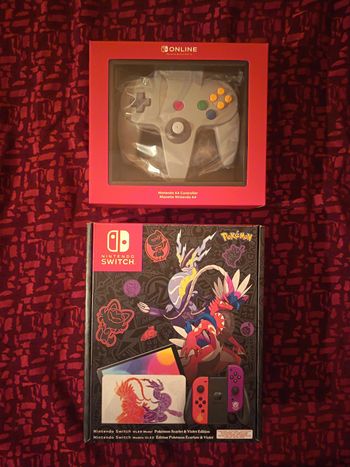 Switch Oled Pokemon + manette Nintendo 64