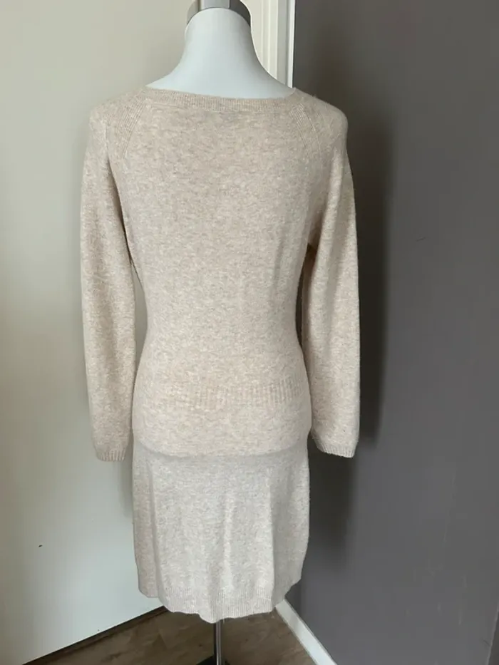 Morgan robe pull beige, crème femme, taille M/38 - photo numéro 8