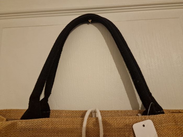 Sac Fourre-Tout / Cabas en Lin "Rock & LOVE" - photo numéro 3