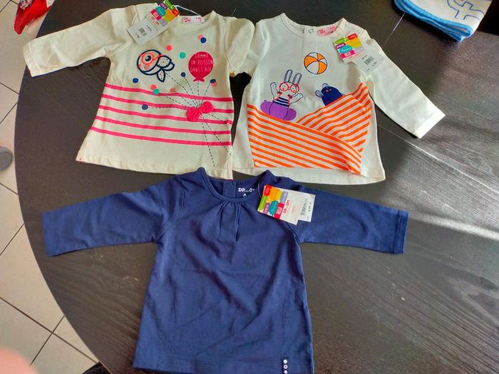 Lot tee-shirts manches longues