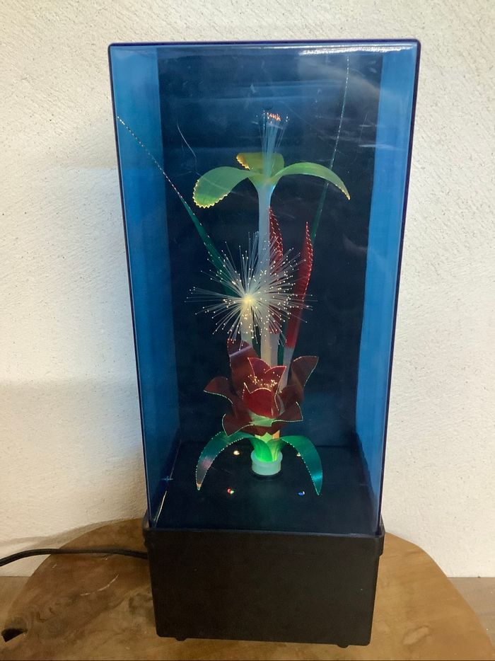 Lampe fibre optique vintage - photo numéro 2