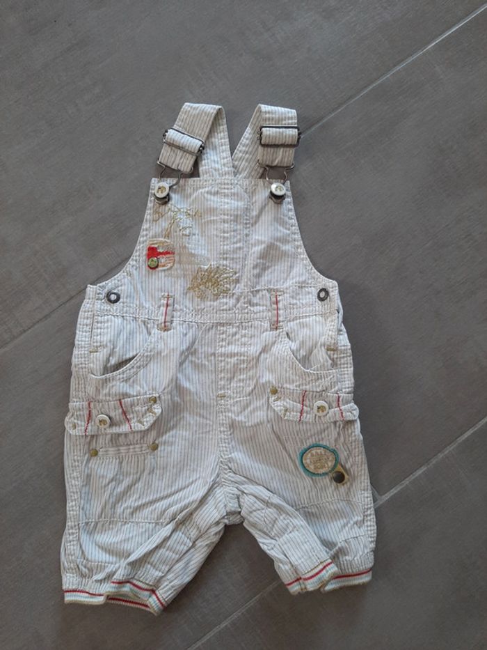 Tee shirt + salopette bébé garçon 1/3 mois - photo numéro 3