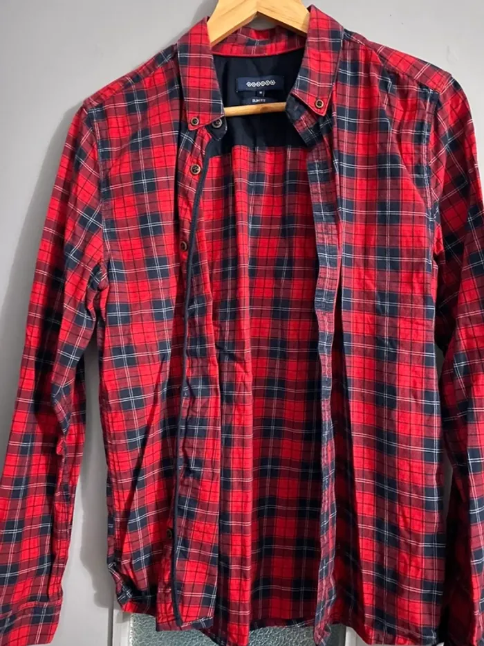 Chemise à carreaux bonobo