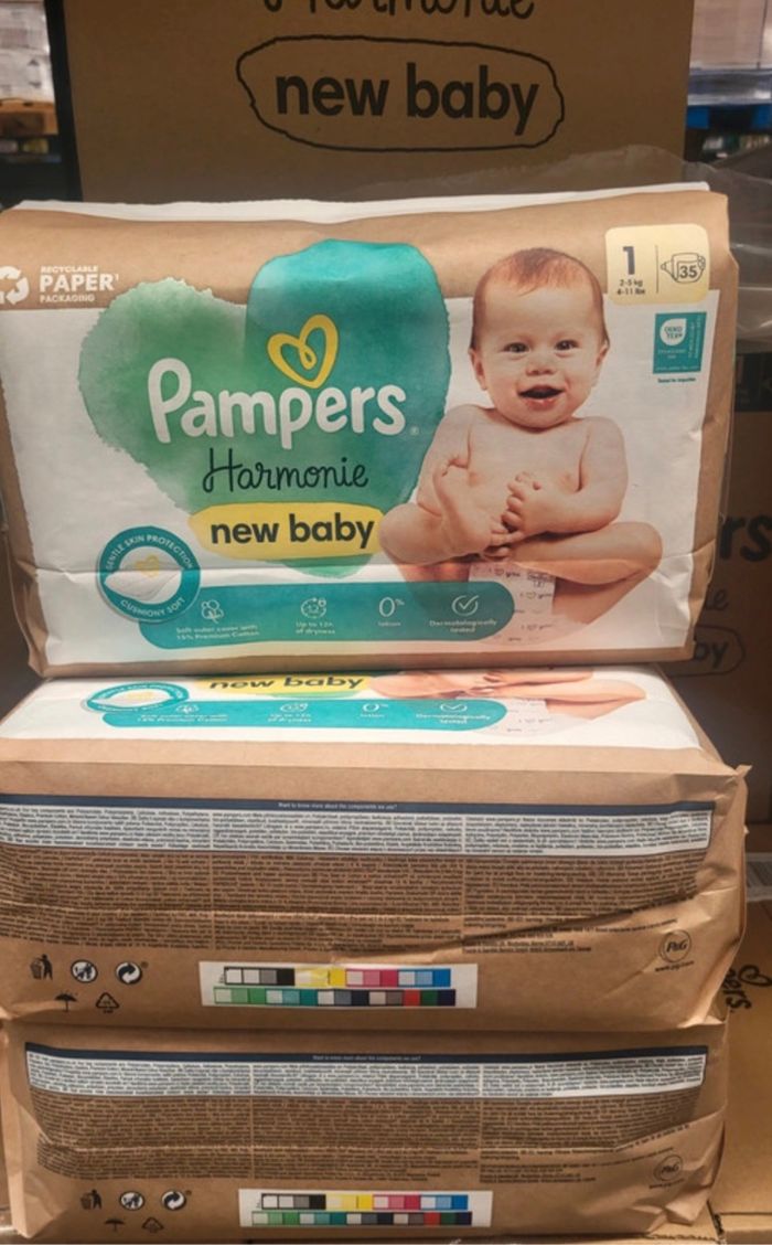 Pampers Harmonie taille 1 (105 couches)