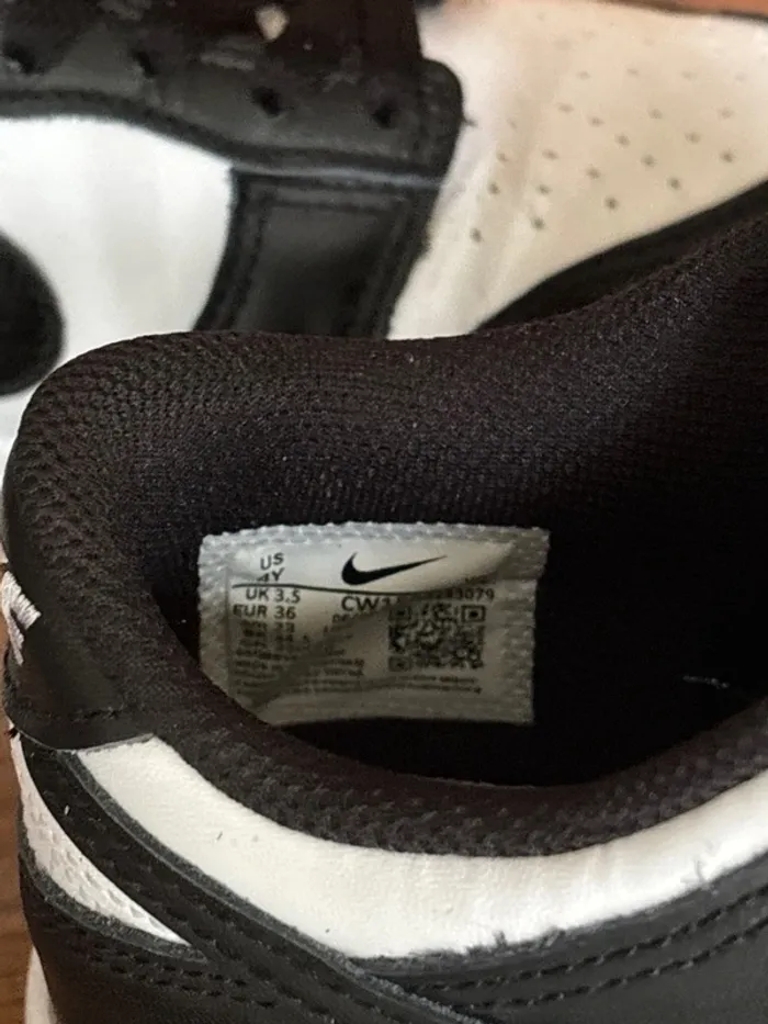 👟 Basket Dunk Noires et Blanches - Taille 36 🖤🤍 - photo numéro 3