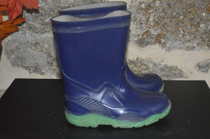 botte de pluie bleu 25 - photo numéro 2