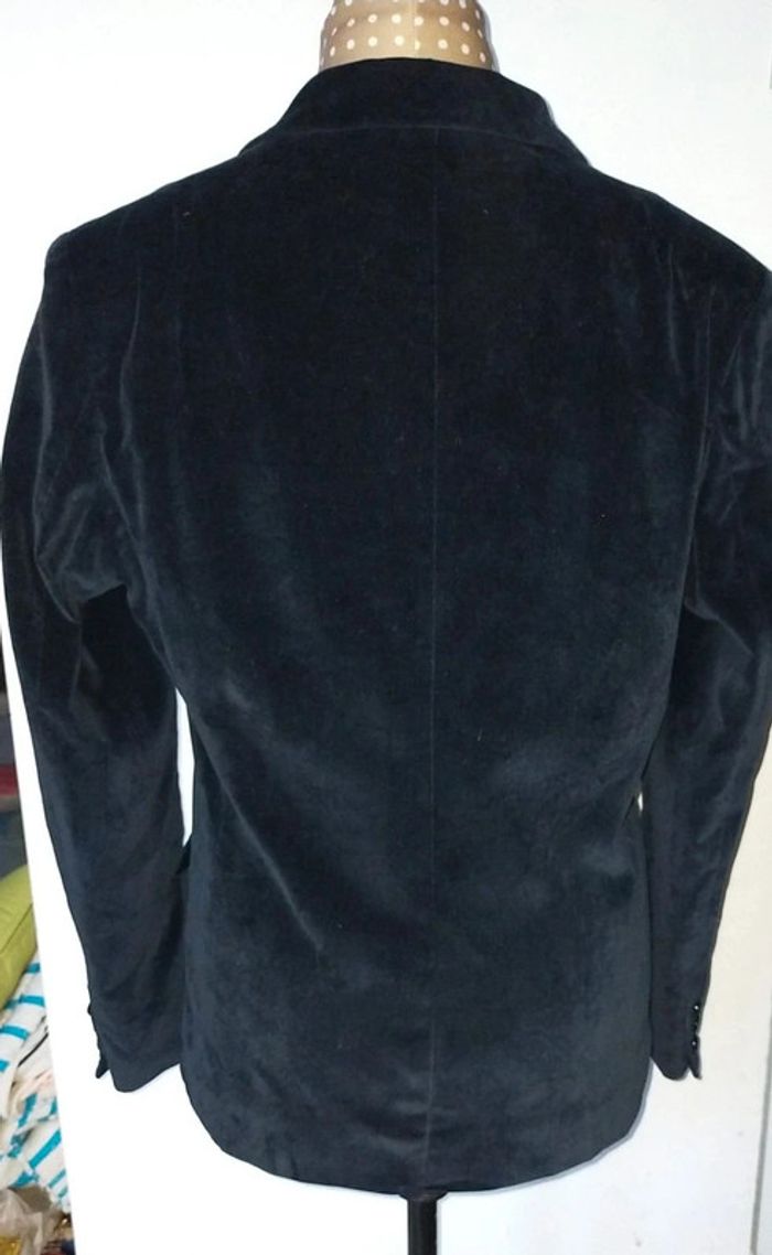 Veste femme noire vintage Grand Tier en coton, taille M, excellent état - photo numéro 6