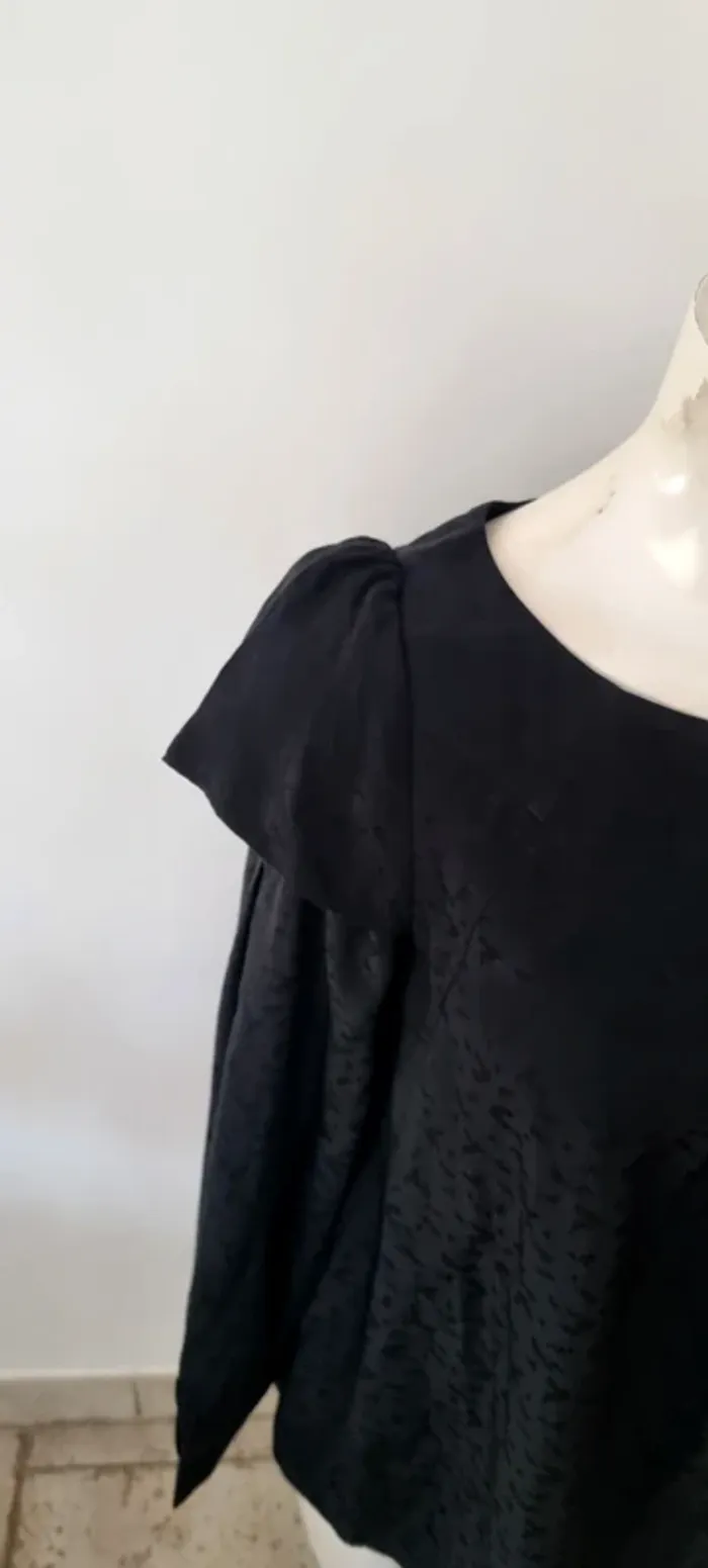 Blouse noire manches longues 38 iro - photo numéro 2