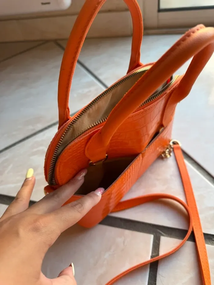 Sac à main orange - photo numéro 6