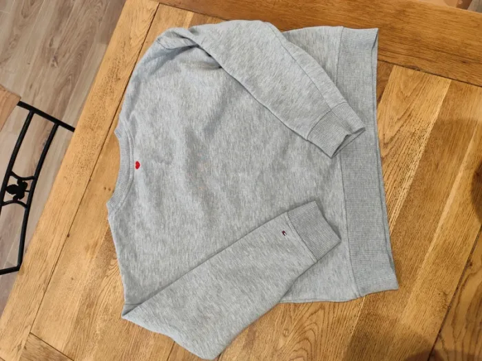 Sweat gris chiné Tommy taile M - photo numéro 6