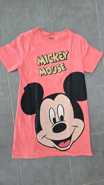 Chemise de nuit corail mickey