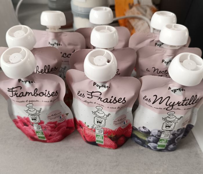 Lot gourdes fruits Popote