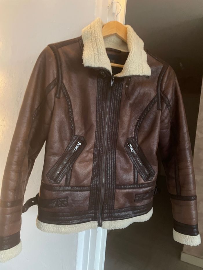 Blouson similicuir - photo numéro 4