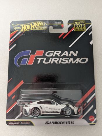 2022 Porsche 911 GT3 RS Hot Wheels Gran Turismo Pop Premium Car Culture 1/64