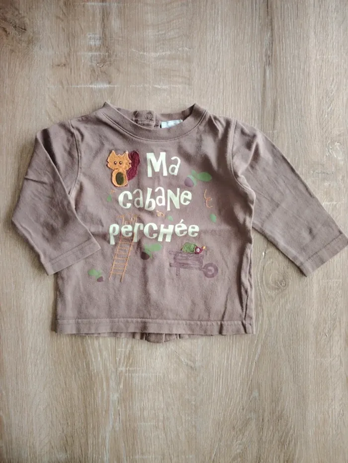 Lot de 2 t-shirts manches longues garçon - photo numéro 2