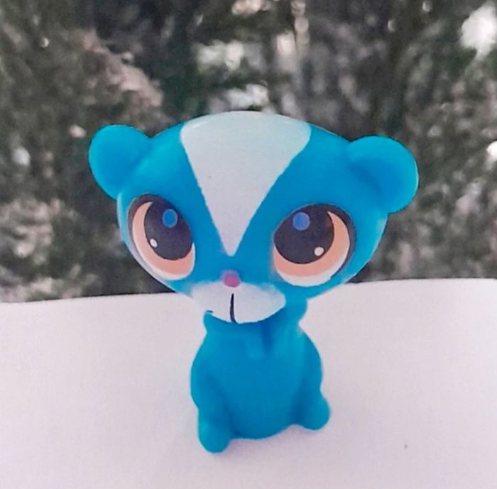 Petite Figurine Littlest Pet Shop Mangouste bleue