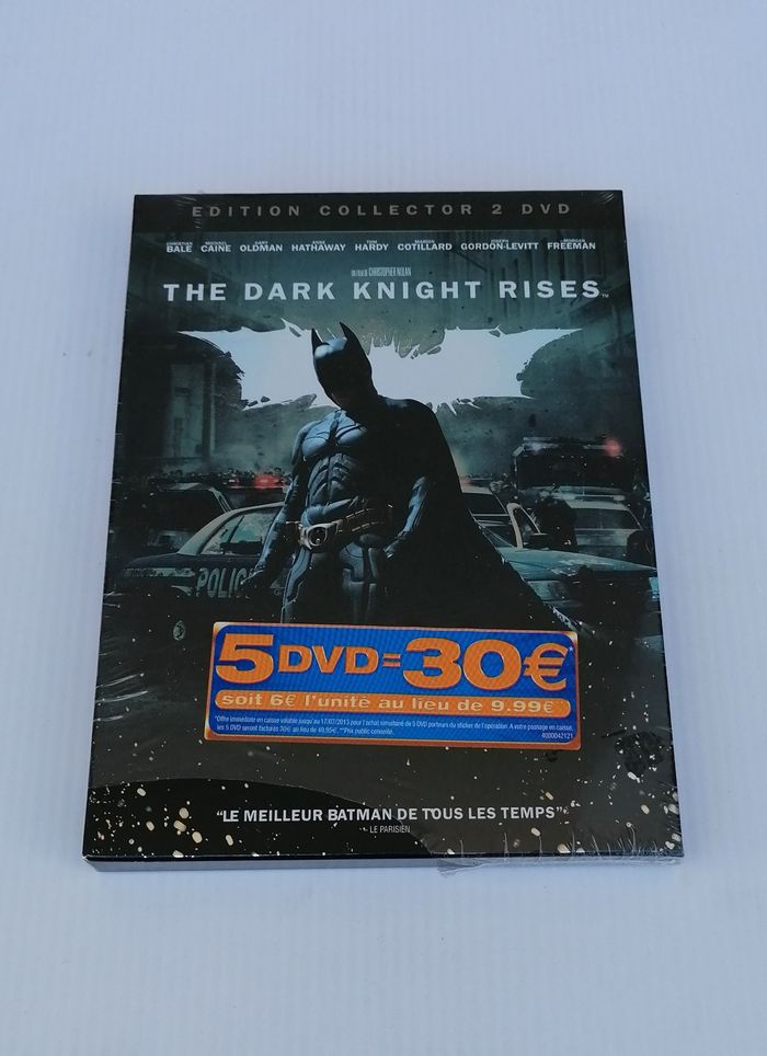 The dark knight rises (édition collector 2 dvd) (Christian Bale, Marion Cotillard) Neuf.