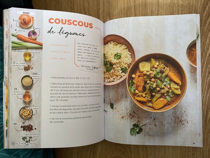 Livre cuisine mieux manger sans se ruiner   Neuf - photo numéro 2
