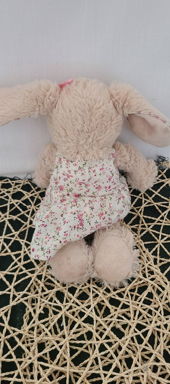 Peluche souris Keel Belle Rose marron à fleurs - photo numéro 4