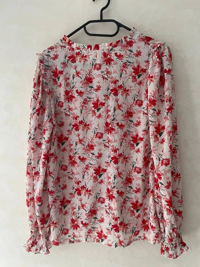 Superbe Blouse Fleurie Emma & Ella Paris - Taille S - photo numéro 4