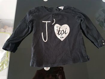 T shirt manches longues 24 mois