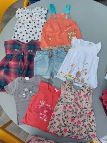 Lot été mi saison 8 robes tuniques t-shirts