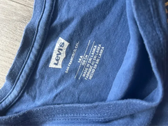 T shirt crop top levi’s 14 ans - photo numéro 3