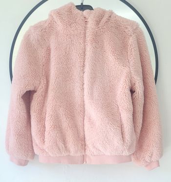Veste fourrure rose clair pour fille  marque tex