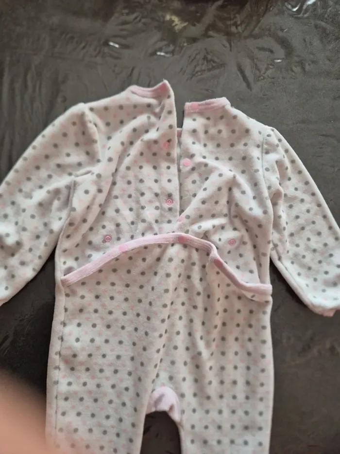 Pyjama grenouillère rose fille - photo numéro 5