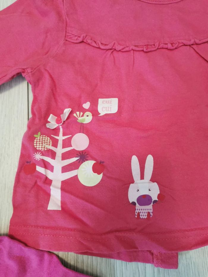 Lot de 2 t shirts ML 9 mois - photo numéro 8