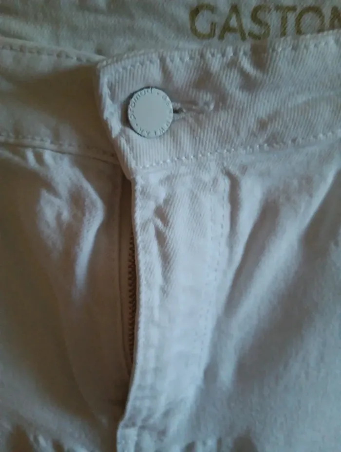 Jeans blanc Pro Mod 7/8 - photo numéro 4