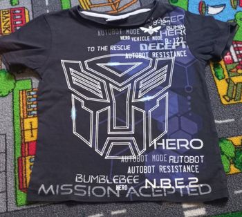 Tee shirt Transformers 4 ans
