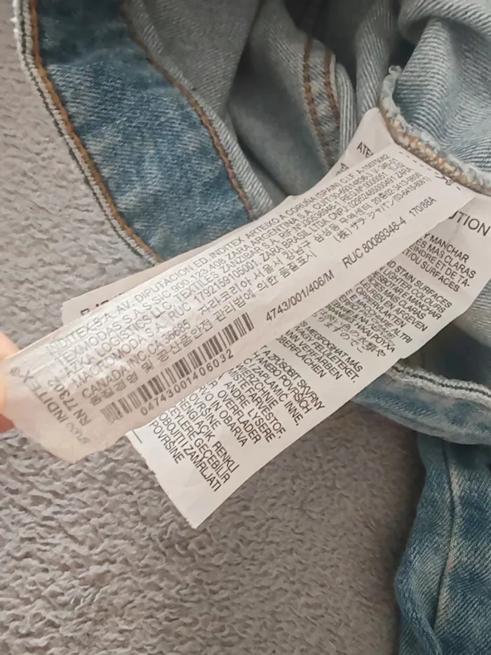 Veste en jean Zara TRF Authentic Denim – Taille M - photo numéro 5