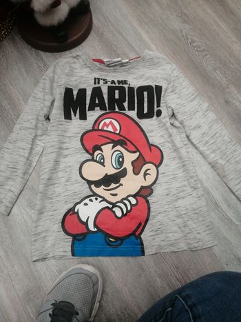Tee shirt manche 3/4 Mario