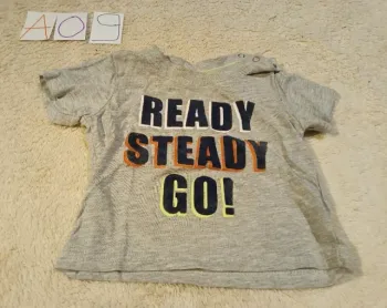 T-shirt bébé gris