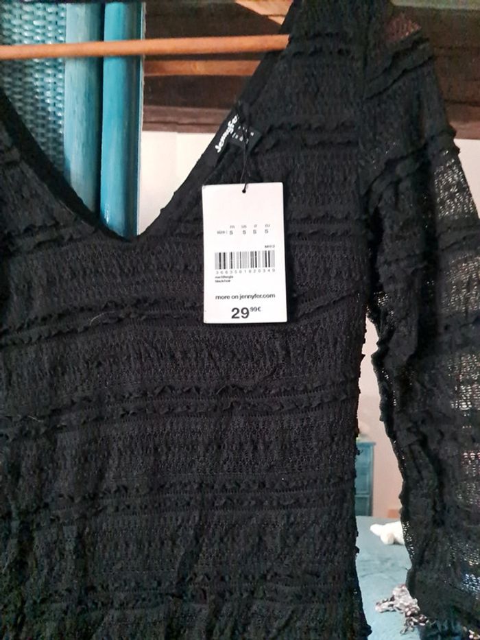 Robe noire de la marque Jennifer taille s - photo numéro 2