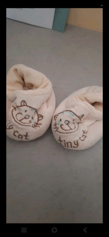 Petit chausson  bébé chat