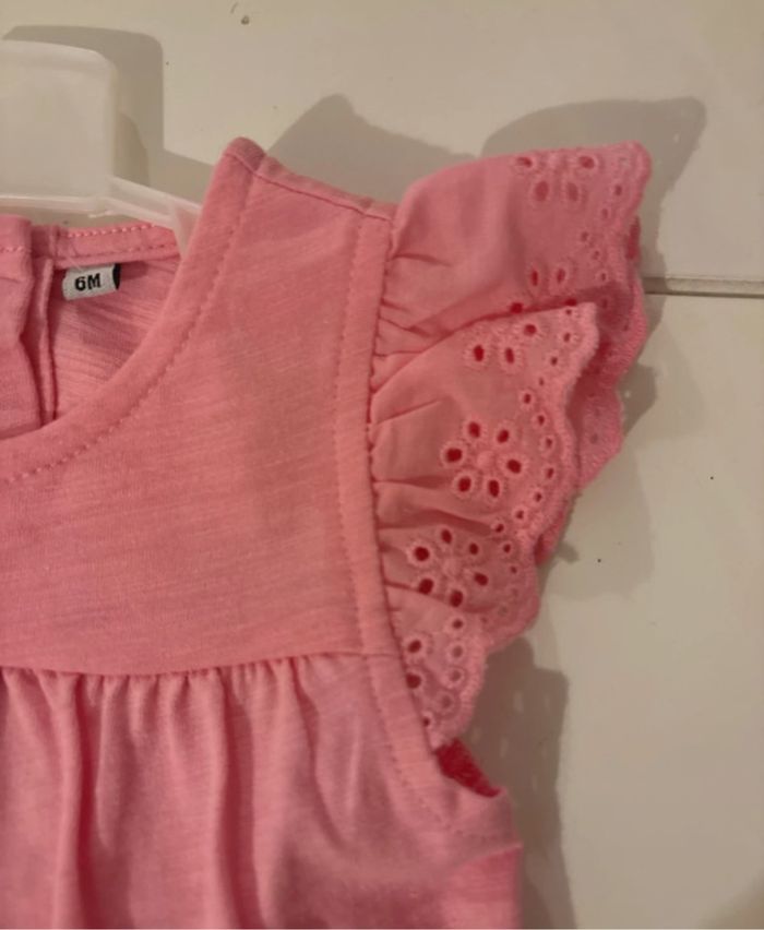 Ensemble bébé fille rose et libellule - photo numéro 5