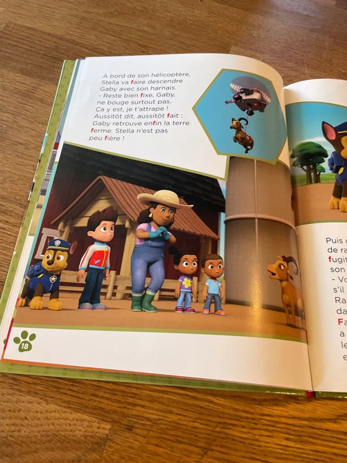 Livre La Pat Patrouille Paw Patrol L’ABC lettres chiffres formes et couleurs La lettre F Numéro 6 - photo numéro 8