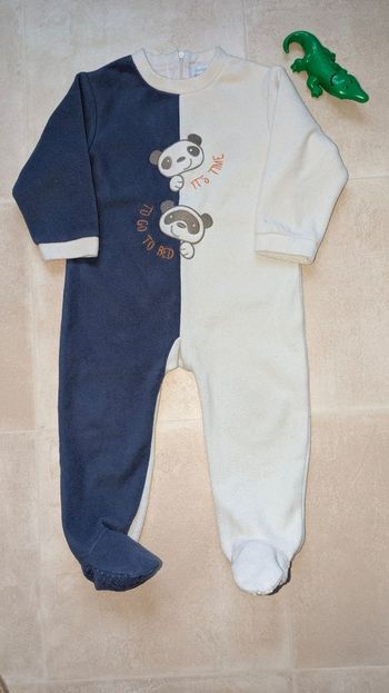 Pyjama chaud en polaire 