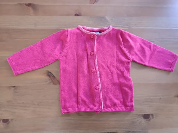 Gilet rose 3 mois