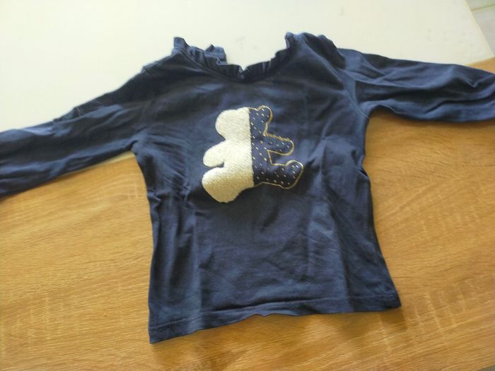 Pull fin  manche longue bébé fille