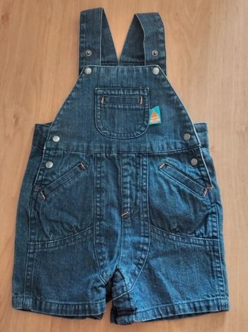Salopette short en jeans 3 mois garçon Kiabi 