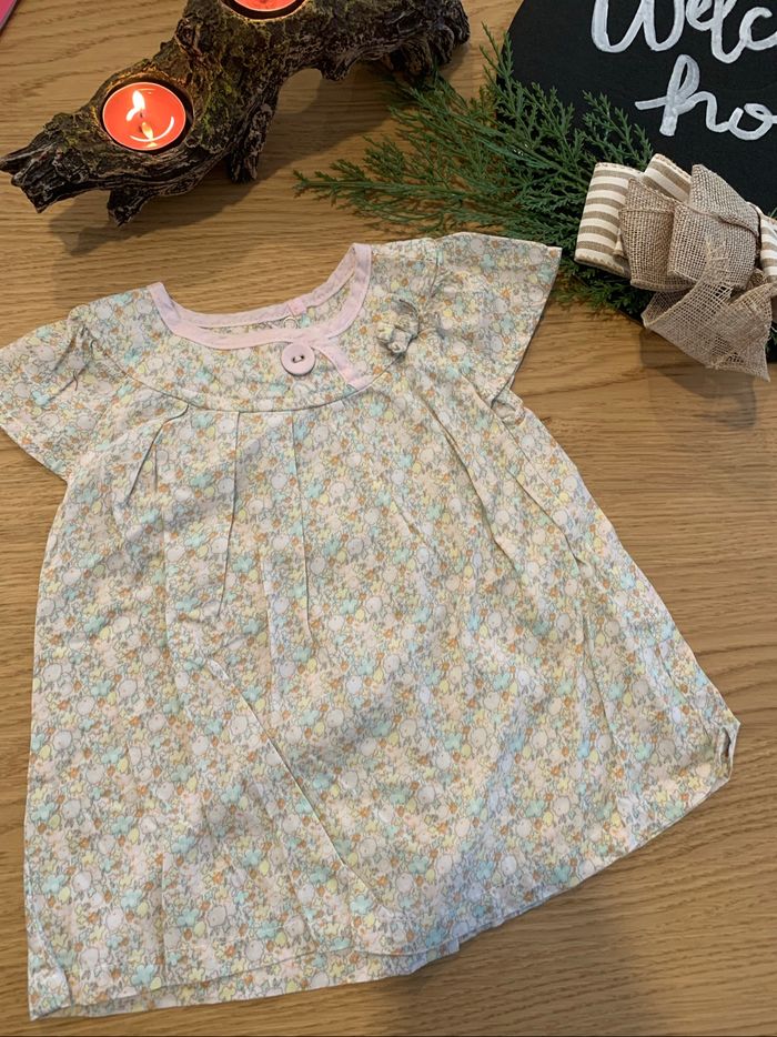 🌼 Blouse Tape à l’Œil – 12 mois 👶✨