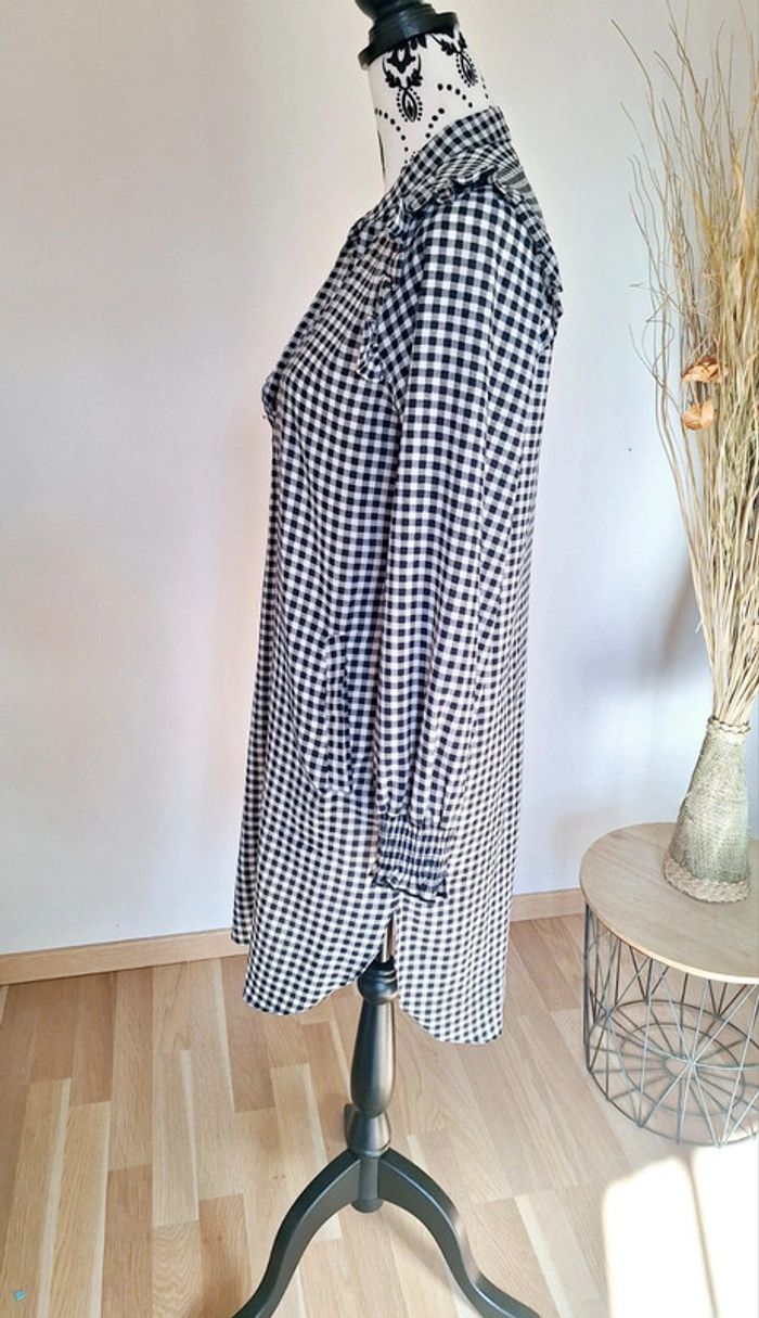 Magnifique! Robe à carreaux Vichy forme chemise - photo numéro 6