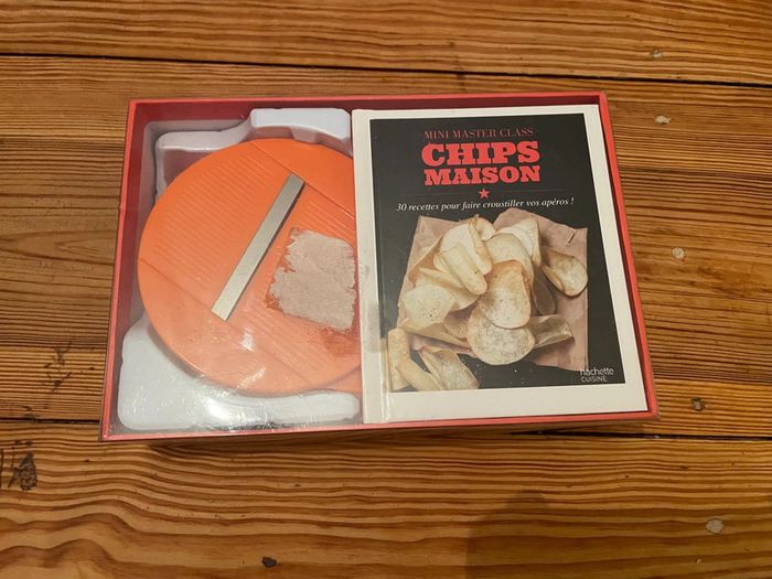 Coffret livre chips maison